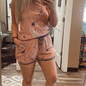 Lounge racer back tank